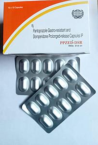Pantoprazole (40mg) + Domperidone (30mg)
